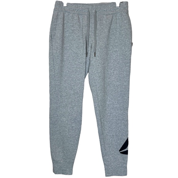 Reebok Vintage Women’s Slim Fit Heathered Gray Athletic Joggers Logo size Medium - Picture 2 of 7